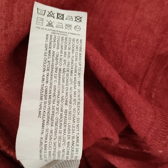 Mango linen sleeveless button front blouse - Picture 9 of 10